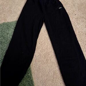 Alo Relaxed Black Lounge Pants